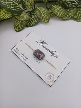 ✨️ 5 for $15 - Agate Healing Crystal Bracelet - Hwmp Cord